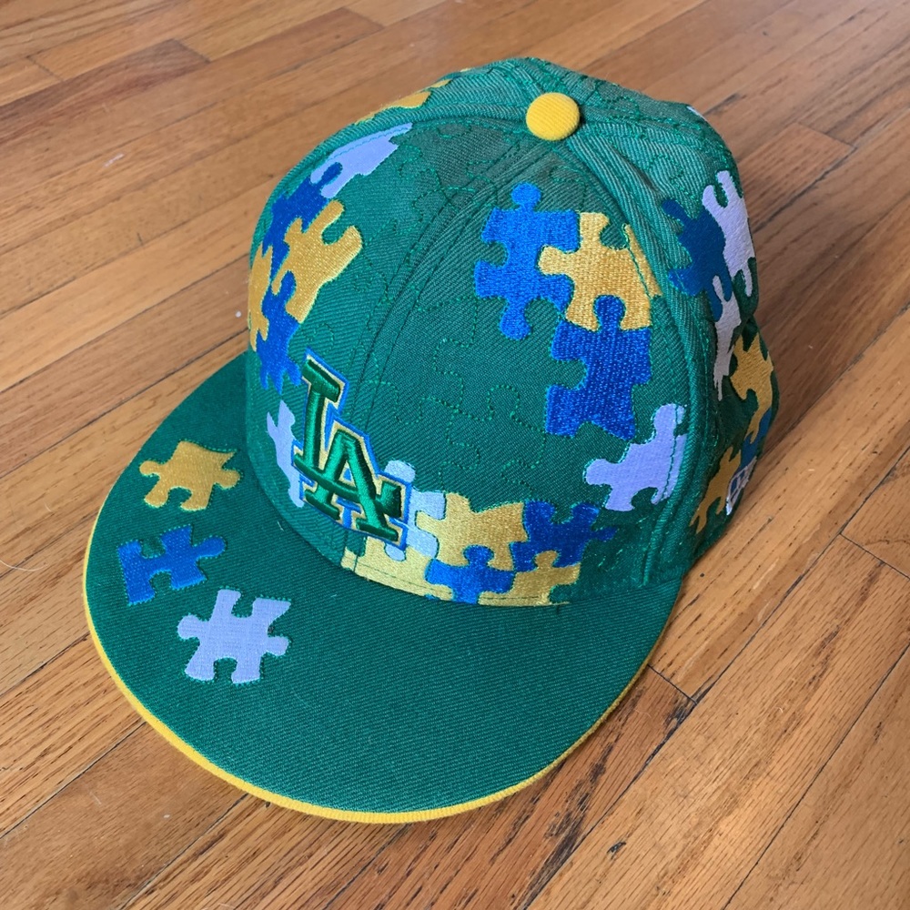 New Era “59Fifty” LA Puzzle Piece Fitted Hat 7 3/8